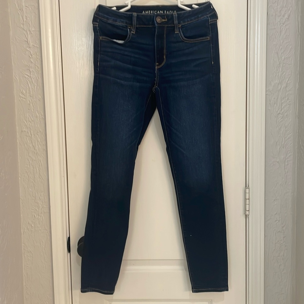 American Eagle denim jeggings size 8
